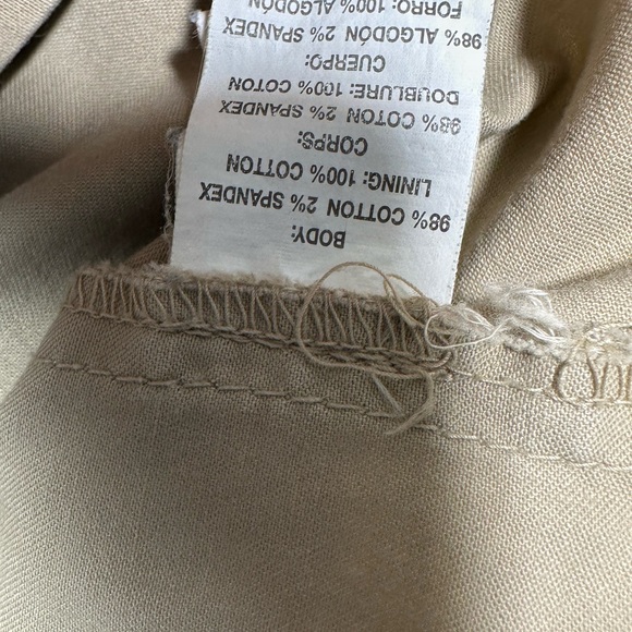 The Children's‎ Place Khaki Jumper Dress M3gan Megan Size 6X-7 new with flaw - Picture 14 of 15